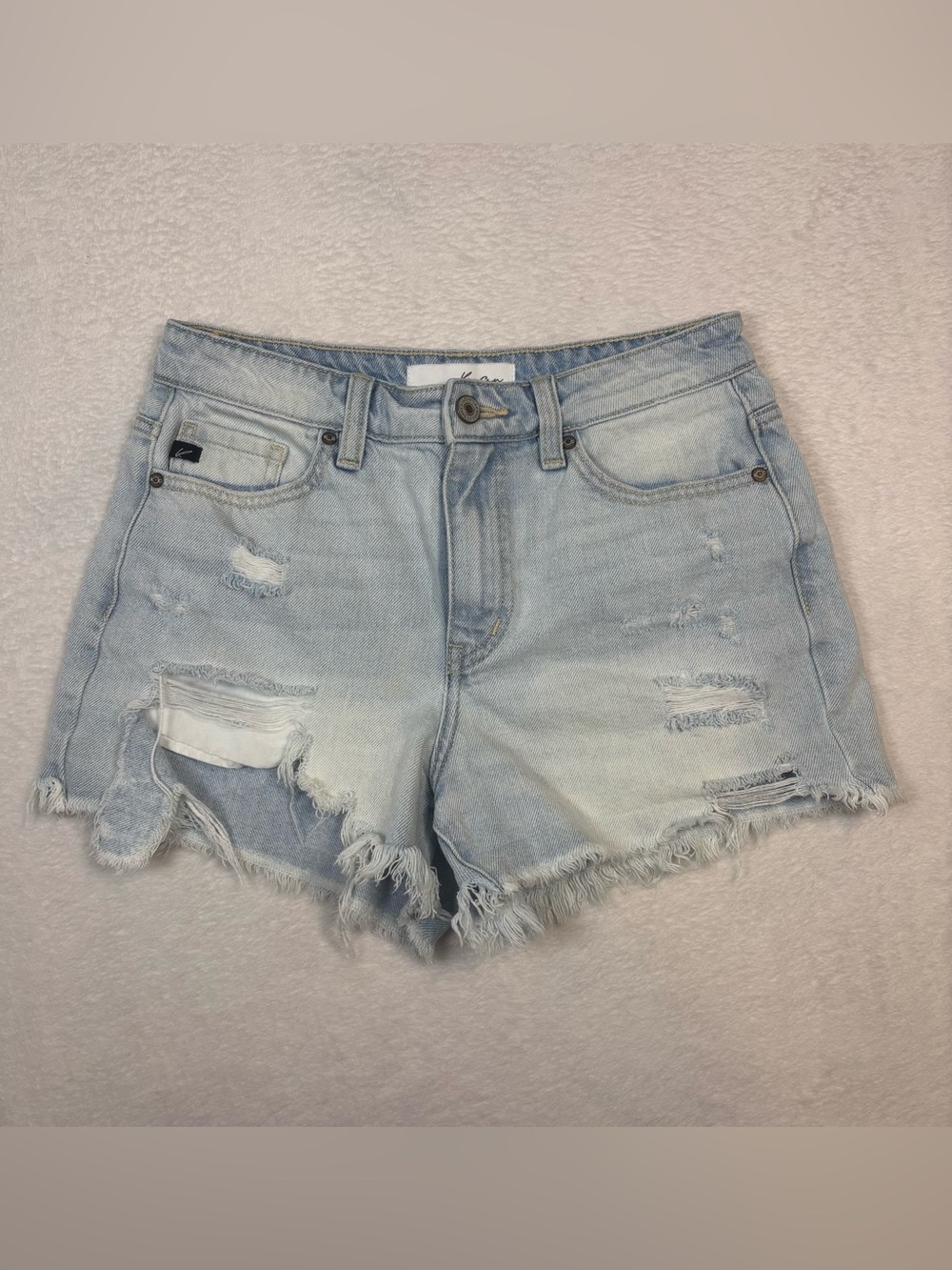 KanCan Distressed Denim Shorts Size Small